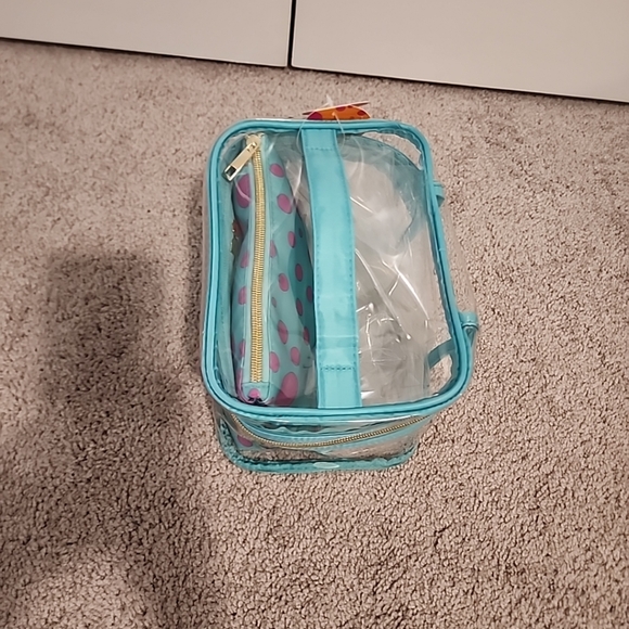 Pop-arazzi 2-Piece Cosmetic Makeup Travel Case, Clear/Printed - Picture 6 of 6